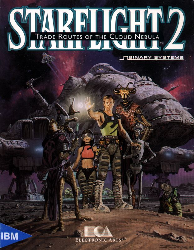 Starflight 2: Trade Routes Of The Cloud Nebula box art for Amiga